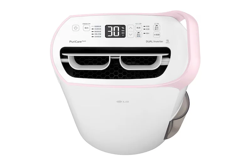 LG PuriCare MD161QPK3 16L 粉紅無 UVC 經典款除濕機官方產品圖