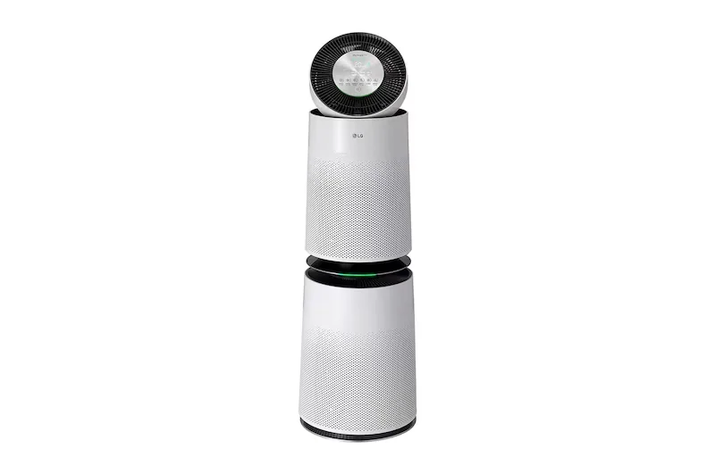 LG AS101DWS0 雙層 PuriCare 360° 空氣清淨機官方機身圖