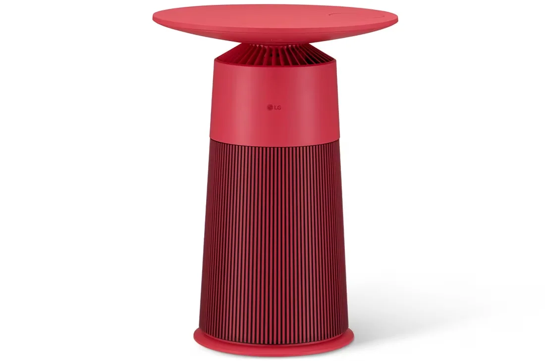 LG PuriCare AeroFurniture 新淨几官方產品圖，供三年持有成本與桌面整合比較